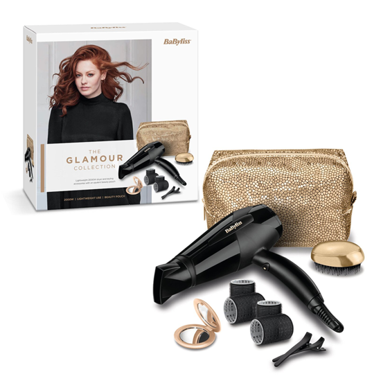 Picture of BaByliss Glamour Collection Lightweight 2000W Hair Dryer Gift Set  5571CPU
